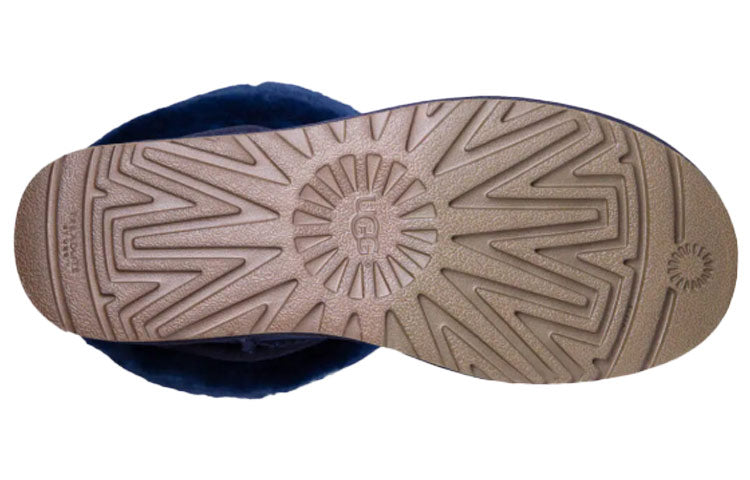 (WMNS) UGG Classic Short II Boot Fleece Lined Navy Blue 1016223-NAVY