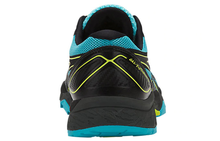 (WMNS) ASICS Gel-FujiTrabuco 6 'Black Blue Yellow' T7E9N-400