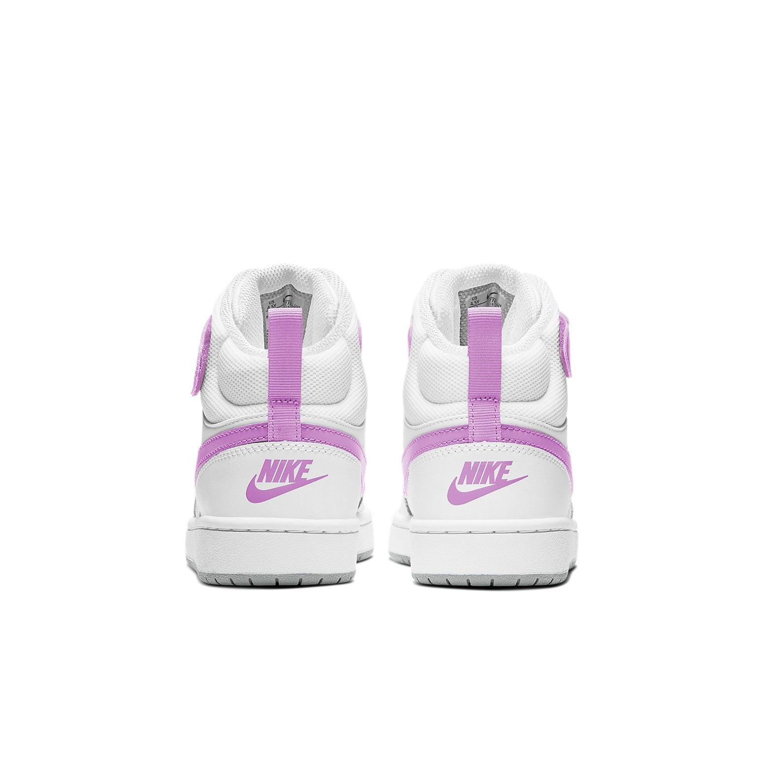 (GS) Nike Court Borough Mid 2 'White Purple' CD7782-103