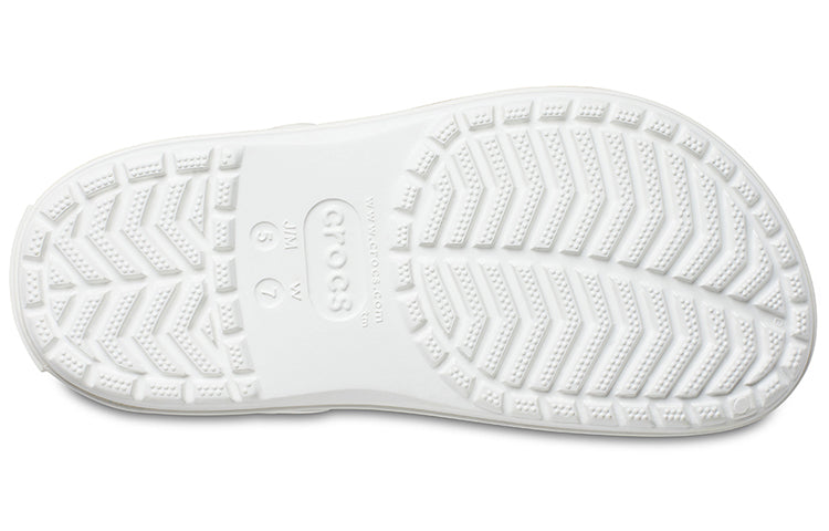 (WMNS) Crocs Lightweight Cozy Outdoor Beach White Blue Sandals 'White Blue' 205434-1E0