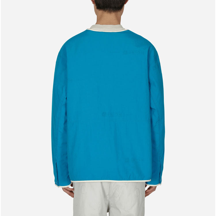 Air Jordan x union Crossover Solid Color Printing Logo reversible Long Sleeves Jacket Asia Edition Blue / Gray DJ9519-482