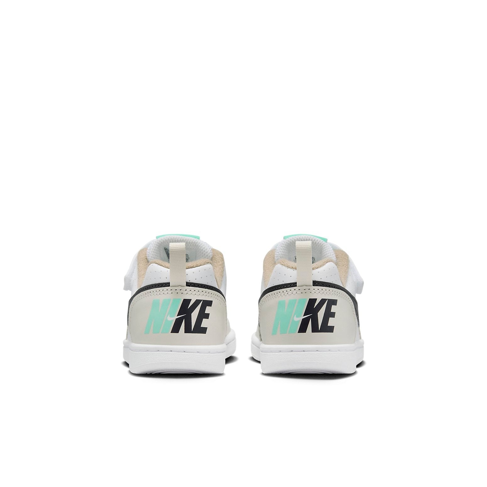 (PS) Nike Court Borough Low 'Cream White Black' DZ2785-101