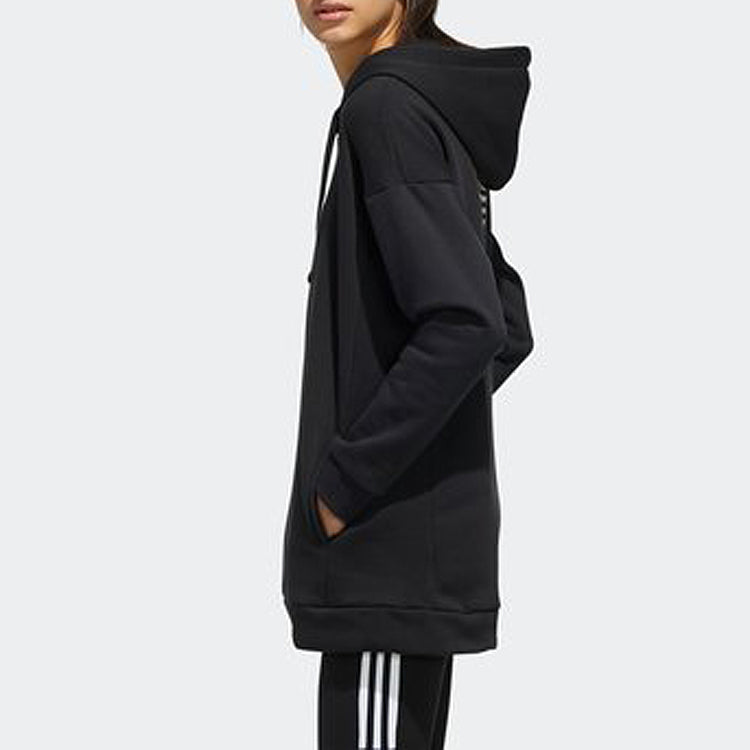 (WMNS) adidas originals Trefoil Hoodie 'Black' GH7776