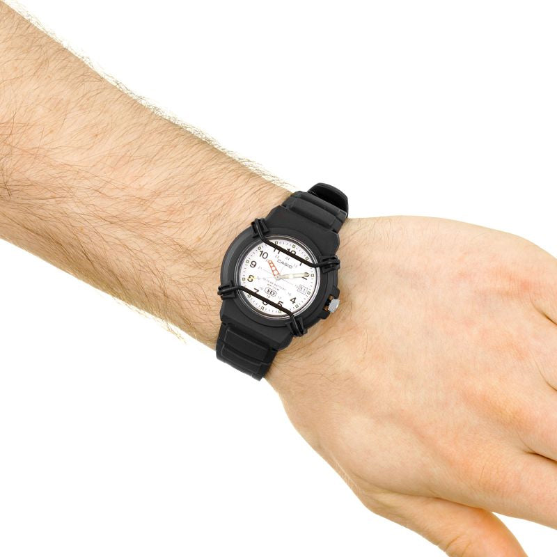 CASIO YOUTH Series Resin Quartz Waterproof Mens Black Analog HDA-600B-7BV