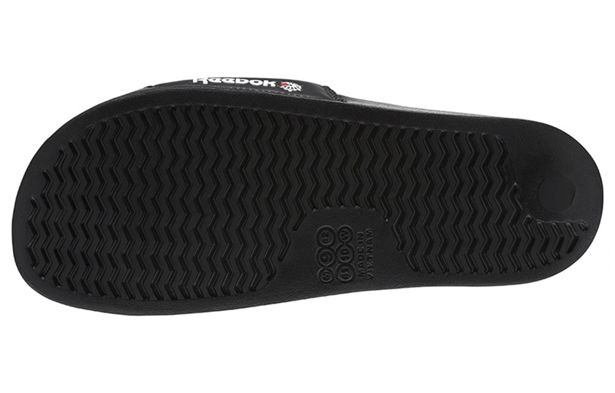 Reebok Classic Slide Cozy Non-Slip Outdoor Sports Slippers Black CN0739