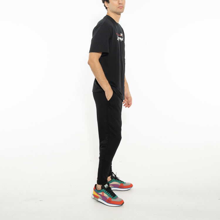 PUMA x Attempt T-shirt 'Black White Red' 598275-01