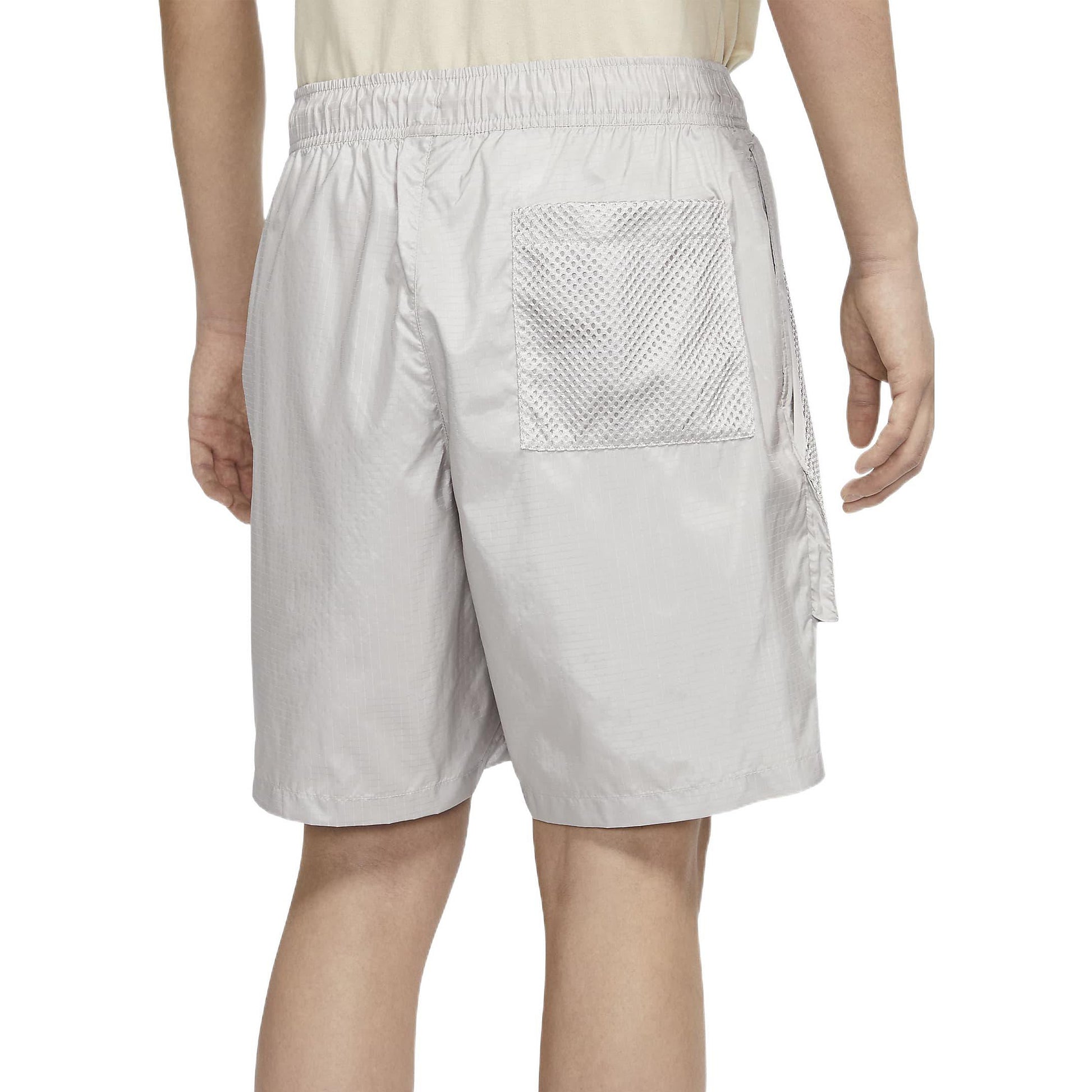 Air Jordan Jumpman Statement Pattern Printing Mesh Pocket Shorts Gray DM1407-012