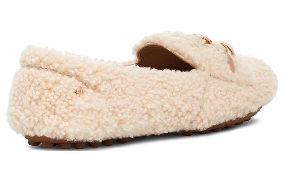(WMNS) UGG SlipOn Comfortable Loafers 'Cream White' 1153515-NAT