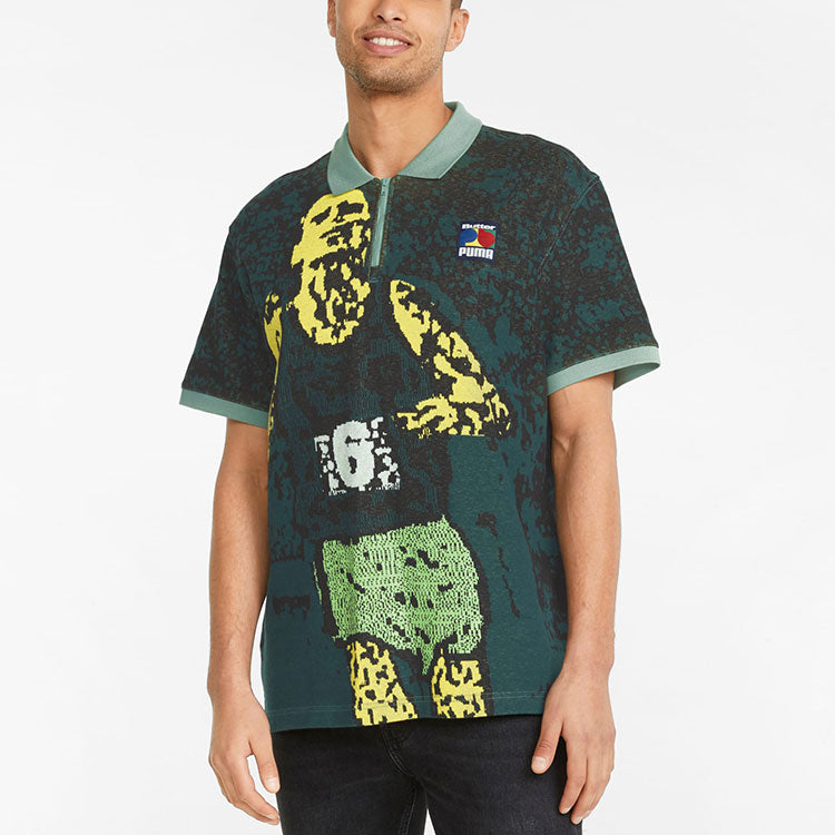 PUMA X Butter Goods Polo Shirt 'Green' 534059-50