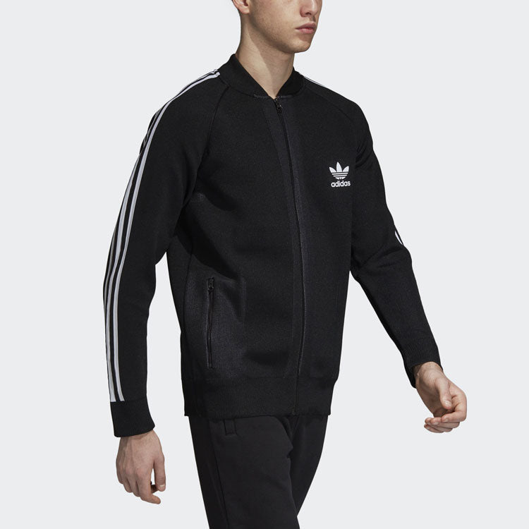 adidas originals BF Knit TT Track Jacket Black DH5758