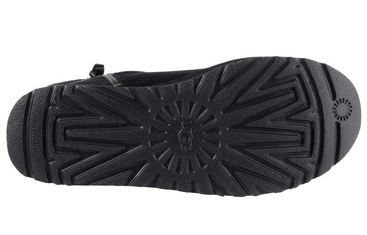 (WMNS) UGG Classic Short Dual Zip 'Black' 9431247-BLK