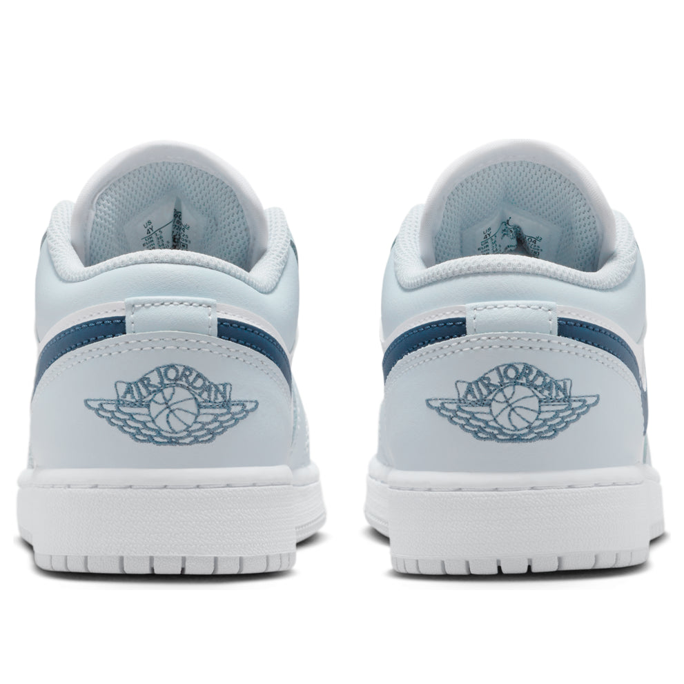 (GS) Air Jordan 1 Low 'White Aura Squadron Blue' 553560-104