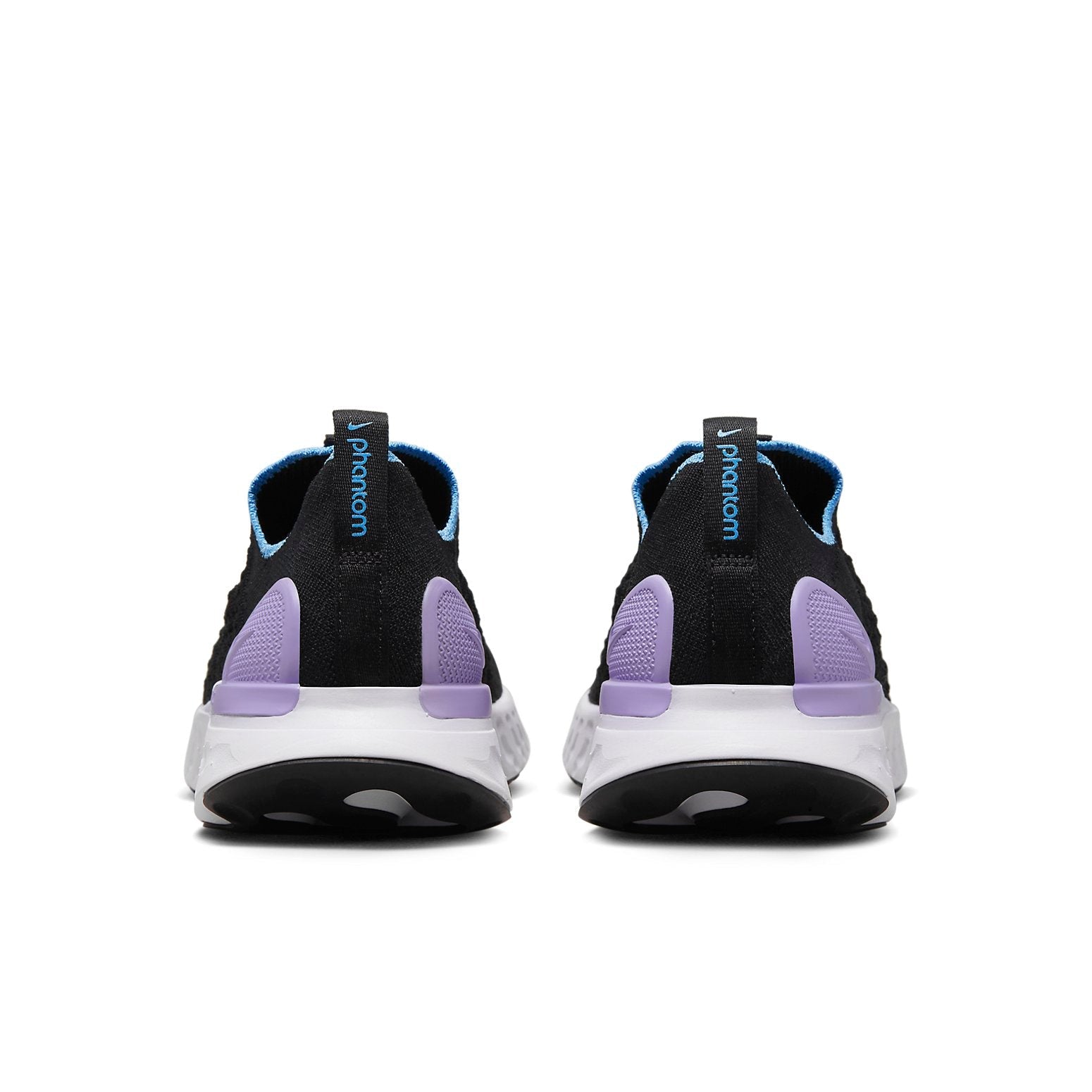 (WMNS) Nike React Phantom Run Flyknit 2 'Black Barely Grape' DZ5213-001