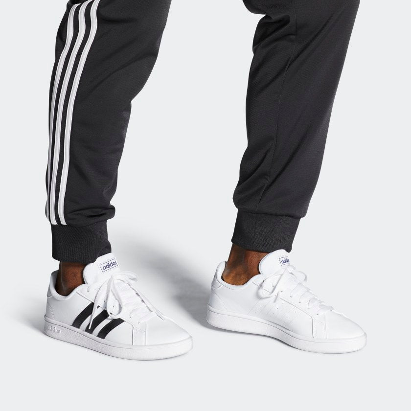 adidas Grand Court Base 'White Black' EE7904