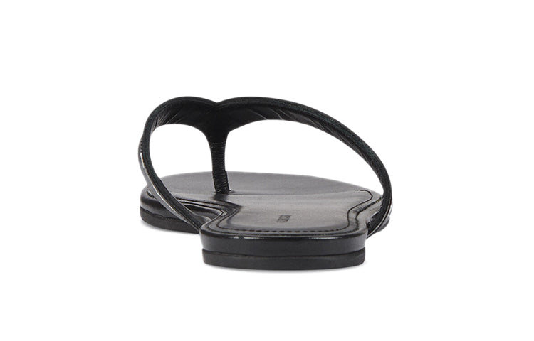 (WMNS) Balenciaga Round Printing Calfskin Sandals Black 613845WBAE11090