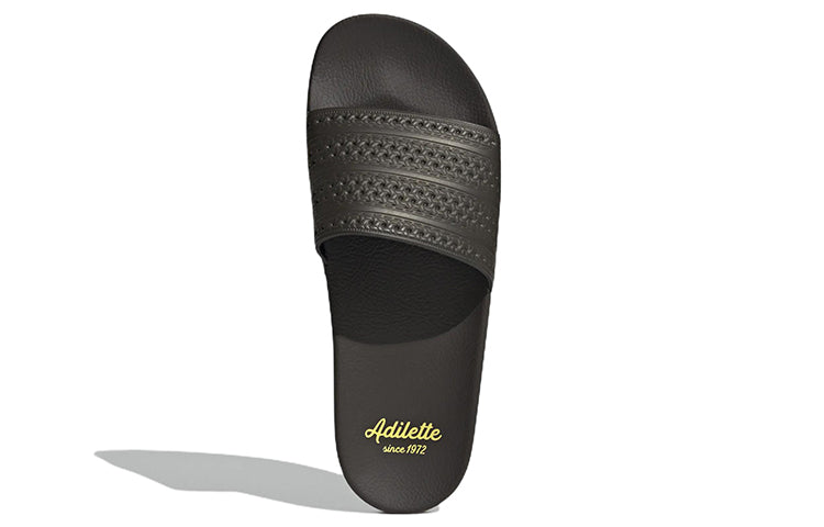 adidas Adilette Slides 'Shadow Olive' HQ9861