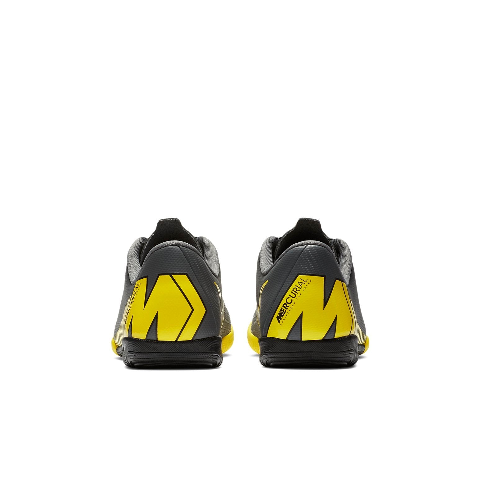 (GS) Nike Mercurial Vapor 12 Academy IC 'Black Yellow' AJ3101-070