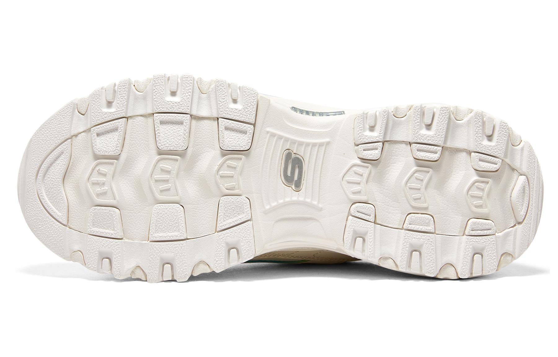 (WMNS) Skechers D'Lites 1.0 Shoes 'Cream White Green' 896187-OWGN
