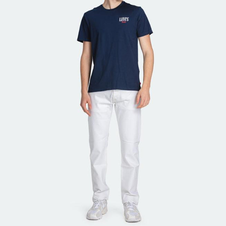 Men's Levis Chest Logo Short Sleeve Blue 22491-0653