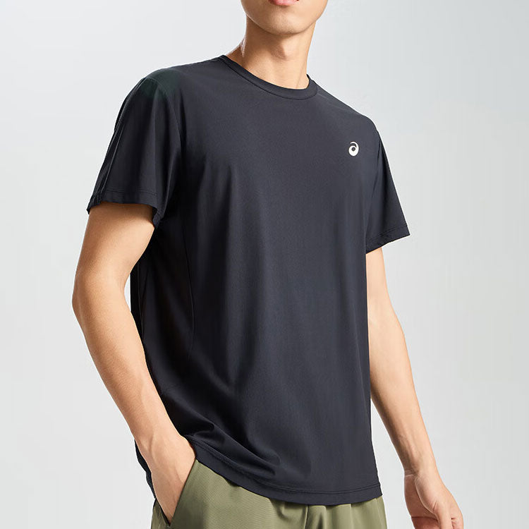 ASICS Short Sleeved Running Top Asia Sizing 'Performance Black' 2011D073-001