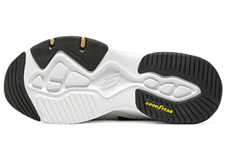 (WMNS) Skechers D'lites 4.0 'White Black Gold' 896069-WBGD