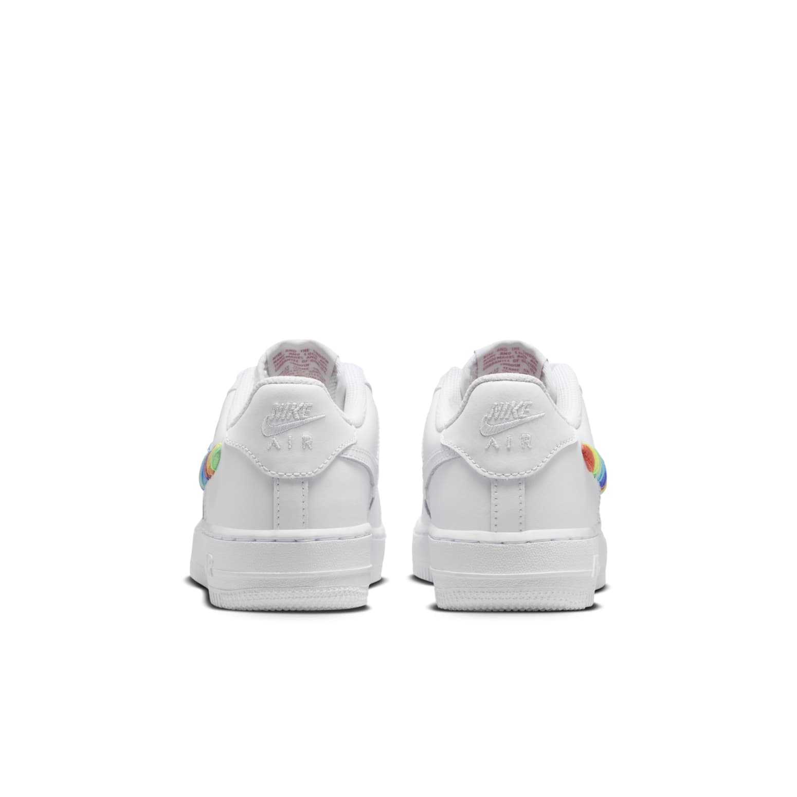 (GS) Nike Air Force 1 Low 'Rainbow Lace Swoosh' FQ4948-100