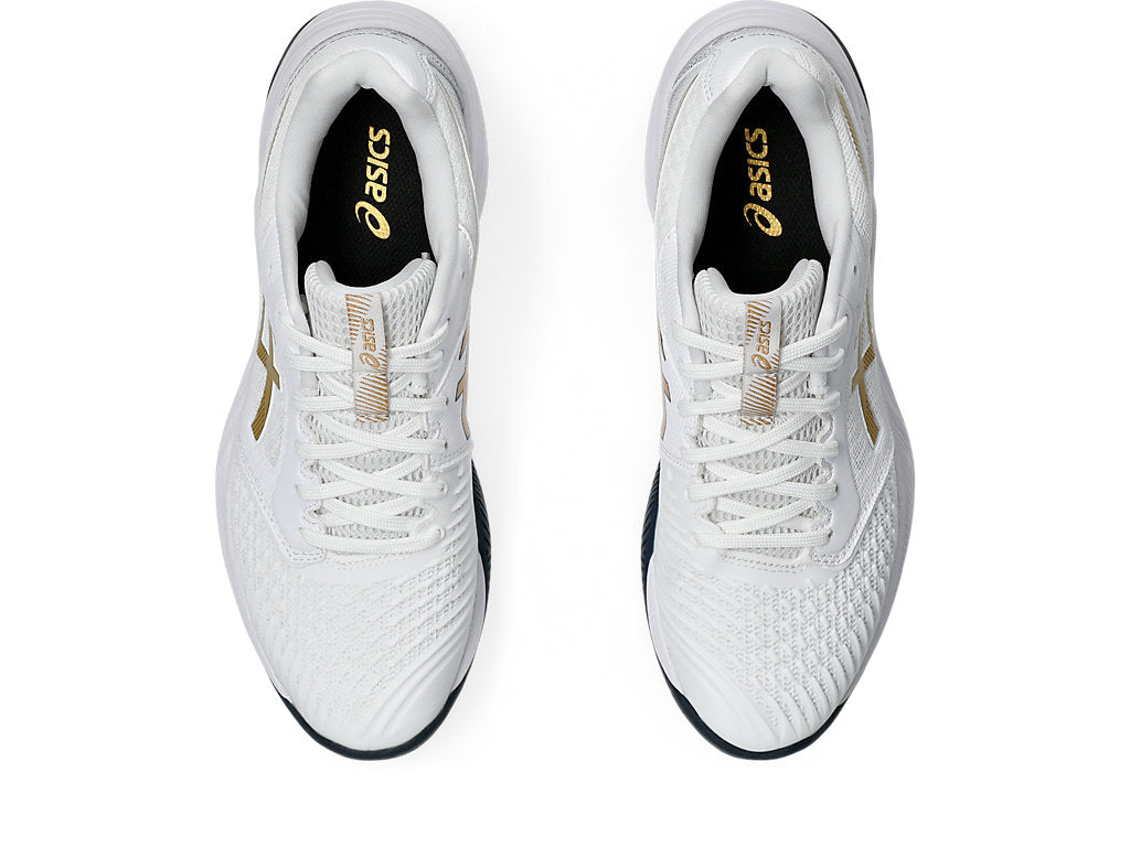 (WMNS) ASICS Netburner Ballistic FF 3 'White Pure Gold' 1052A069-110