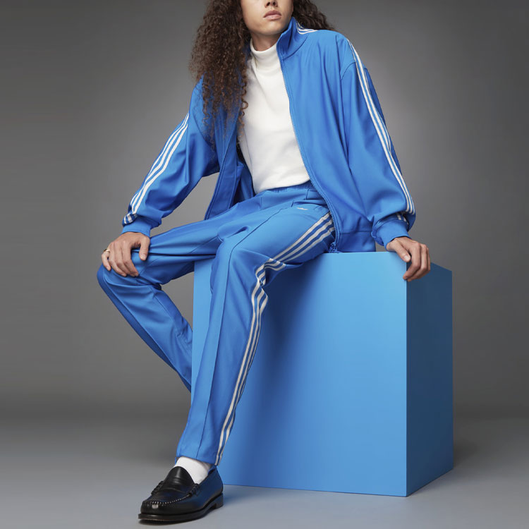 adidas originals Blue Version Series Side Sports Long Pants H32543