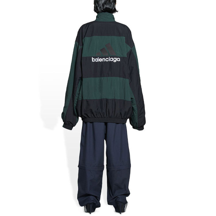 Balenciaga x Adidas Reversible Tracksuit Jacket 'Black Green' 725294TNO793230