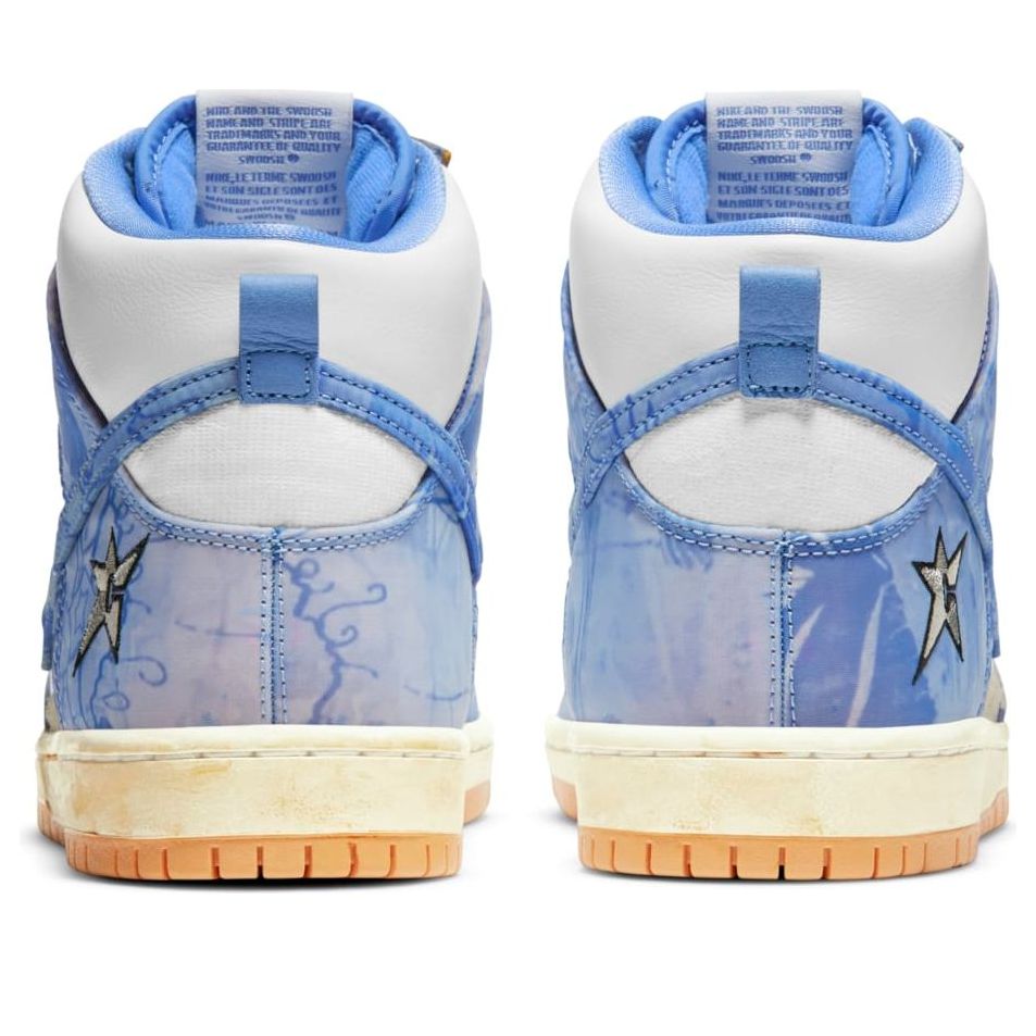 Nike SB Dunk High 'White Dark Sulfur Coconut Milk' CV1677-100