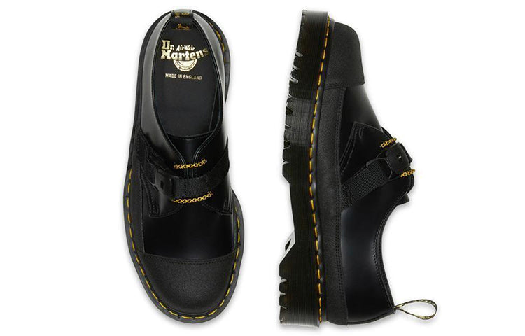 Dr. Martens 1461 Tech 'Carbon Black Yellow' 26884001
