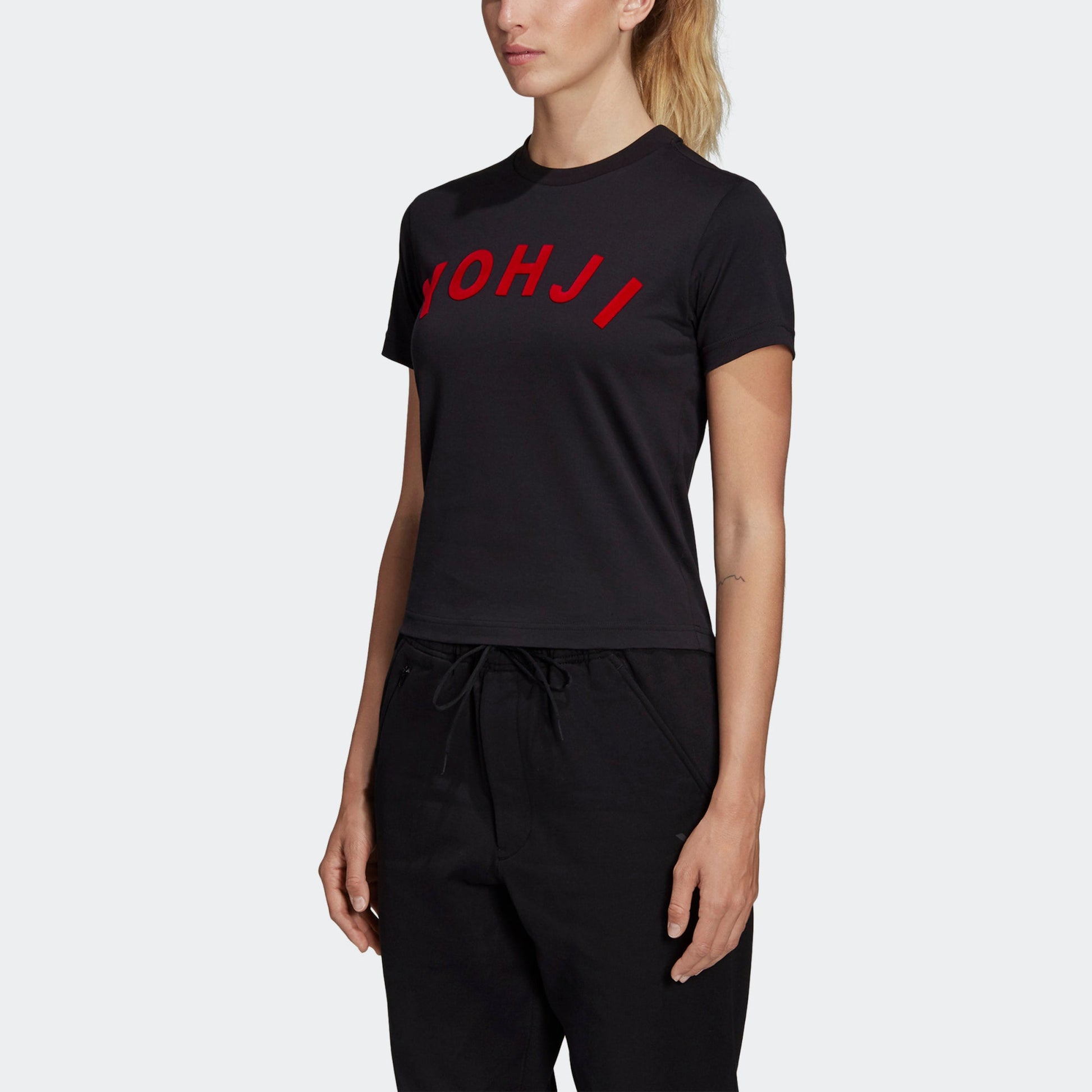 (WMNS) Y-3 Athleisure Casual Sports Short Sleeve Black T-Shirt FL6072