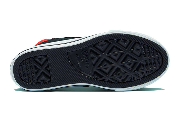 (GS) Converse Chuck Taylor All Star High 'Padded Collar - Black University Red' 670426F