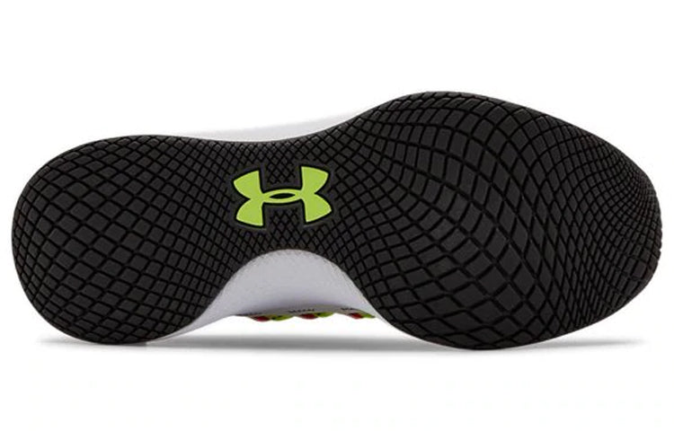 (WMNS) Under Armour Charged Breathe Lace Running Shoes White/Green 3022584-103