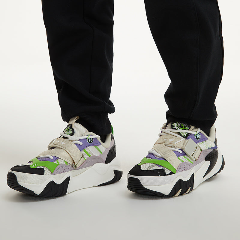 (WMNS) Li-Ning X-Claw Lite x 70HYBD 'White Purple Green' LGGR024-1