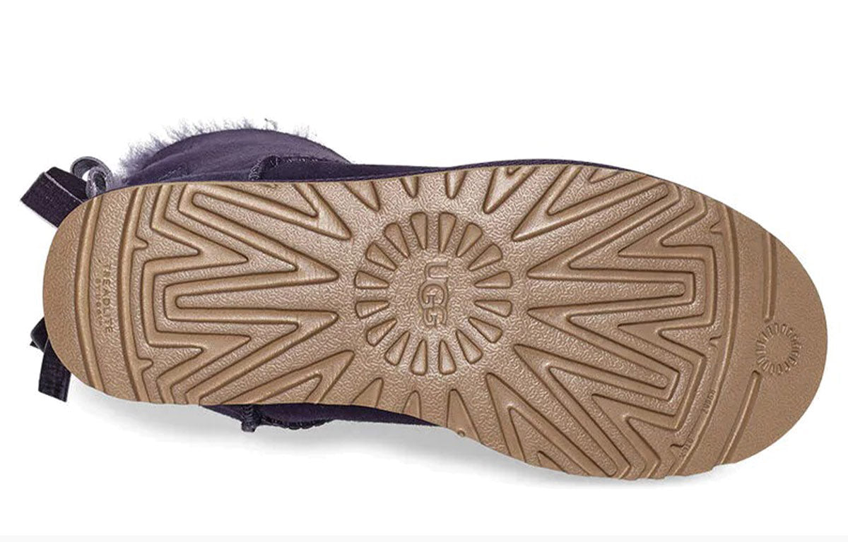 (WMNS) UGG Bailey Bow II Purple Pink Snow Boots 1110415-NSAD