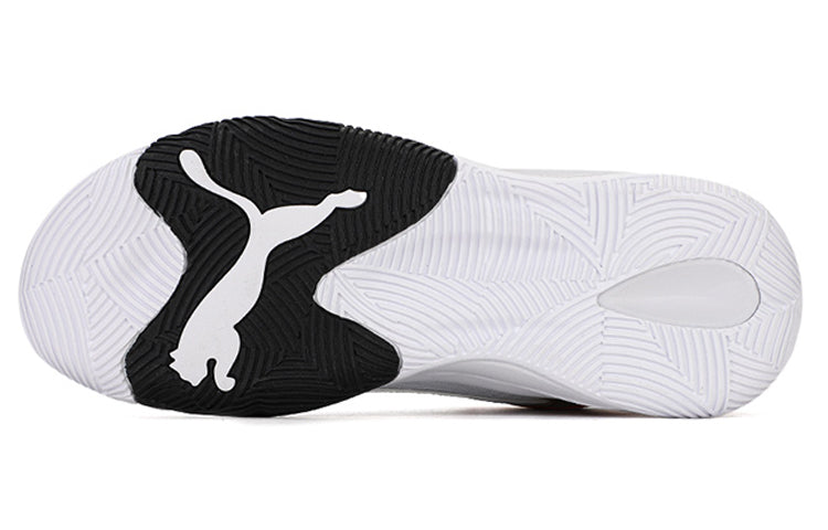 PUMA Unisex Rebound Future Evo Mid-Top Black/White/Red 374899-08