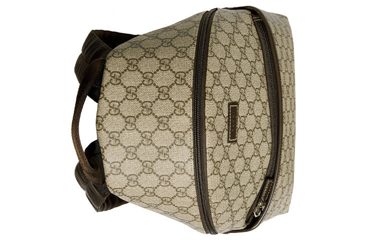 Gucci Canvas Bag Pack K Creamy/Brown 271327-KHN5N-8588