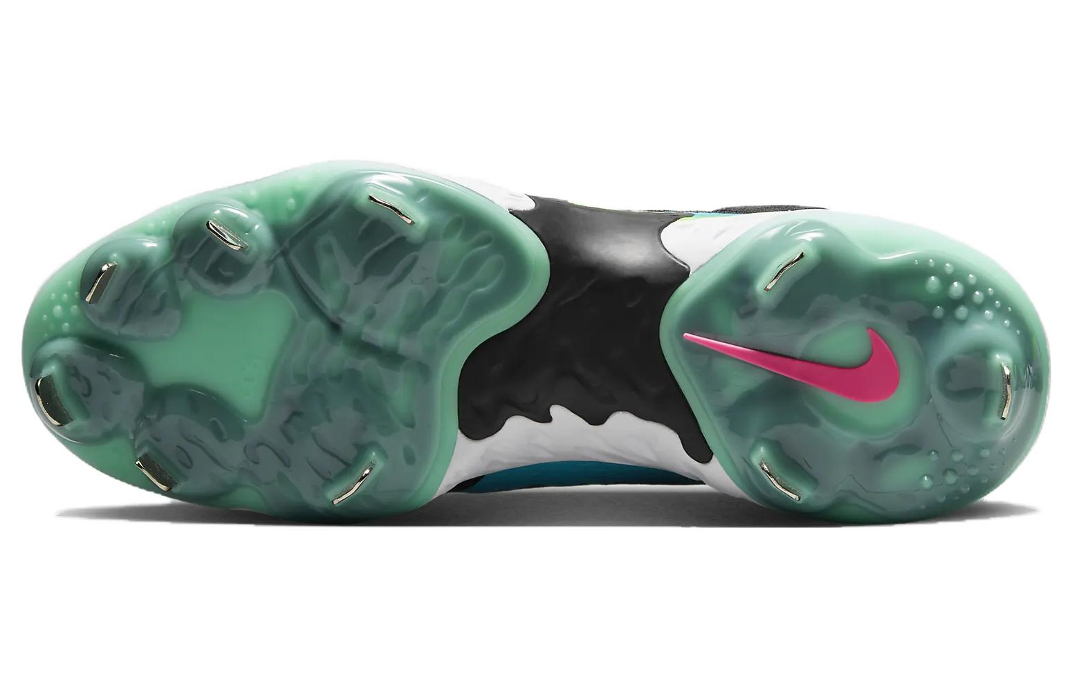 Nike Alpha Huarache Elite 4 Low 'Black Teal Pink' DJ6521-002