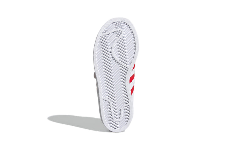 (PS) adidas originals Superstar Cf C Red/White FZ0643