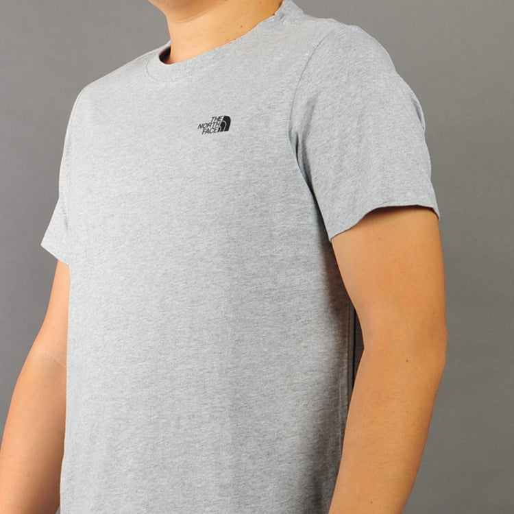 Men's THE NORTH FACE SS20 Geometry Pattern Logo Short Sleeve Gray 4998-DYX