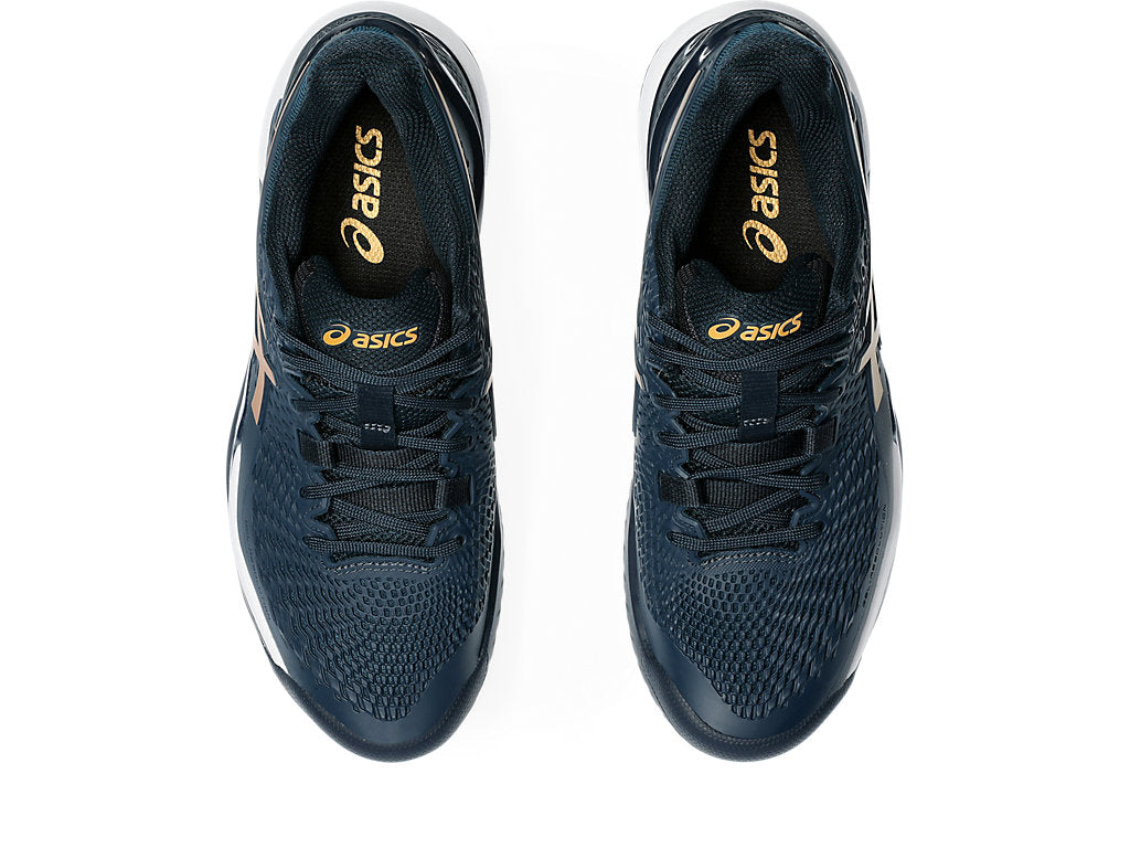 (WMNS) ASICS Gel-Resolution 9 'French Blue Pure Gold' 1042A268-960