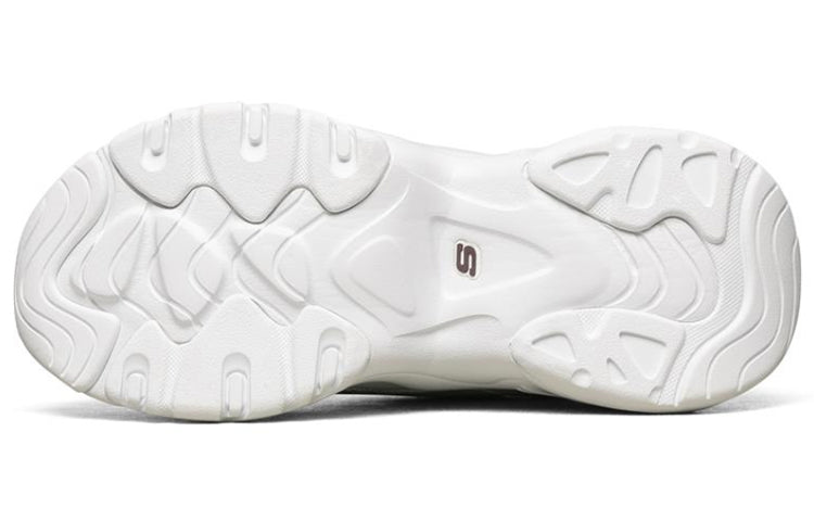 (WMNS) Skechers D'lites 3.0 Running Shoes White/Silver 88888399-WSL