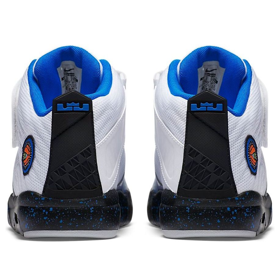 (GS) Nike Lebron Air Akronite White/Blue 819832-101