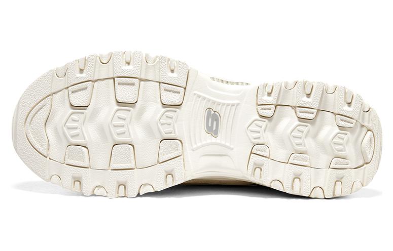 (WMNS) Skechers D'lites 1.0 Sneakers 'White' 896180-OFWT