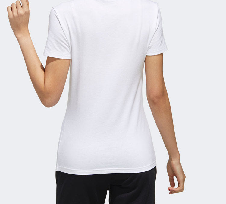 (WMNS) adidas neo W Esntl Lg T 1 Casual Sports Short Sleeve White FP7873