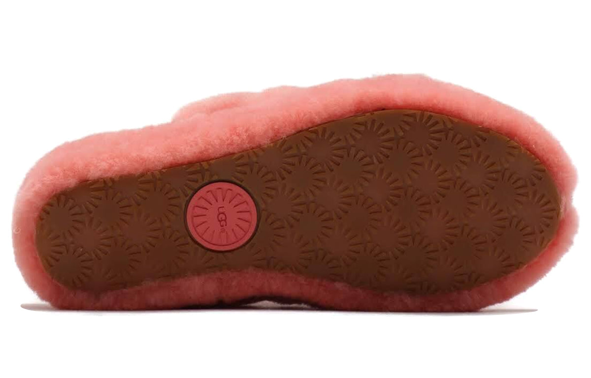 (WMNS) UGG Fluff Yeah Slide Minimalistic Casual Thick Sole Shoe Pink 1095119-LNT