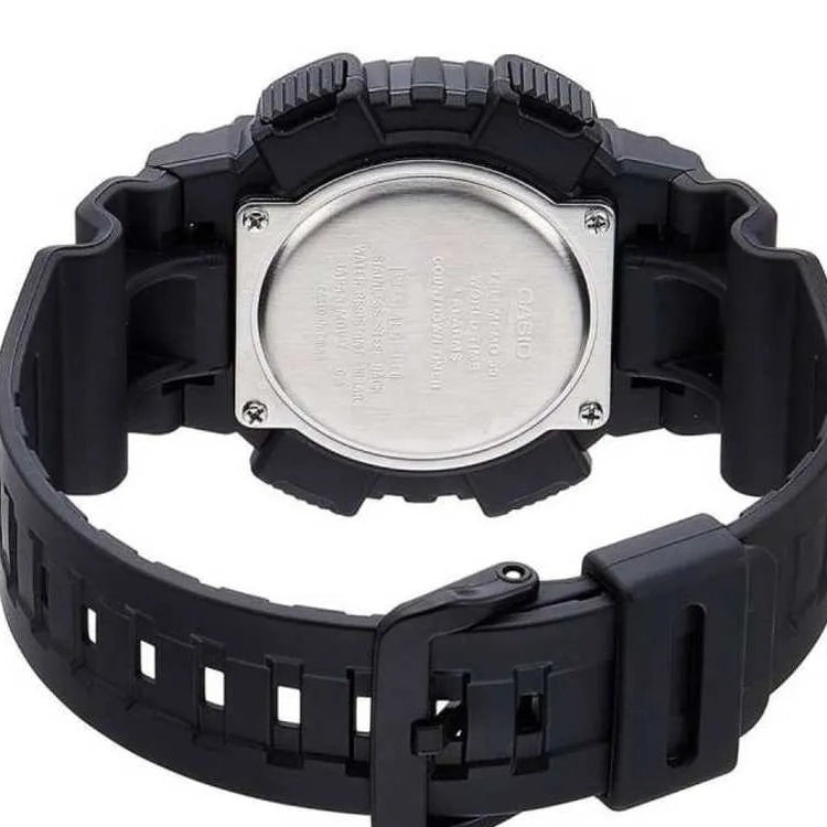 Casio Small Warrior Analog-Digital Watch 'Black Royal Blue' AEQ-110W-2A2VCF