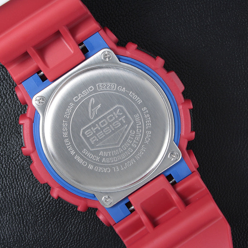 CASIO G-Shock Analog-Digital 'Red' GA-120TR-4A