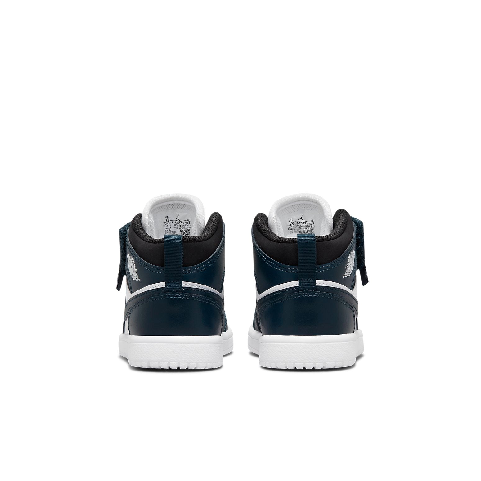 (PS) Air Jordan 1 Mid 'White Armory Navy' AR6351-411
